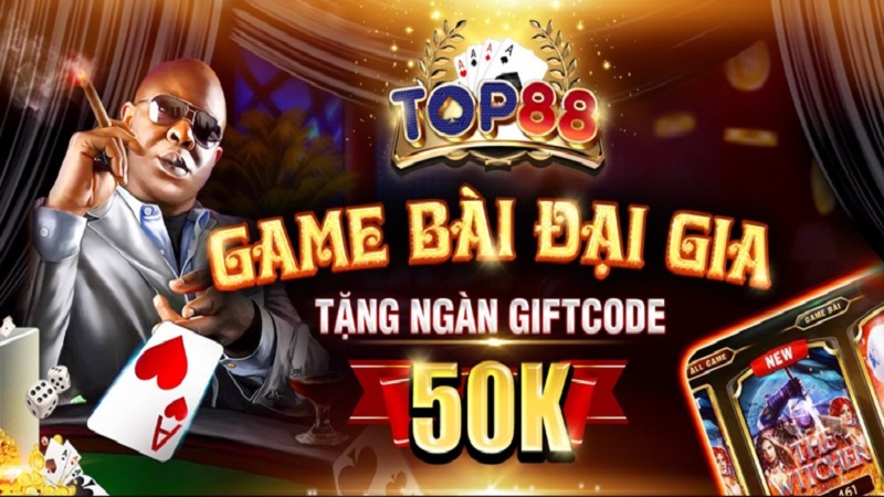 Cổng game Top88 game bài đại gia có nhiều event hấp dẫn nhất